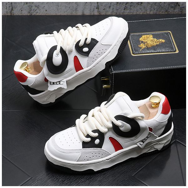 fashion men sneakers casual shoes leather lace-up mens shoes lightweight vulcanize shoes walking sneakers zapatillas hombre, Black
fashion men sneakers casual shoes leather lace-up mens shoes lightweight vulcanize shoes walking sneakers zapatillas hombre, Black