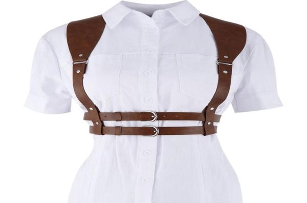 belts 2022 fashion punk brown leather harness belt strap girdle women handmade decorative shirt dress vest2757039, Black;brown
belts 2022 fashion punk brown leather harness belt strap girdle women handmade decorative shirt dress vest2757039, Black;brown