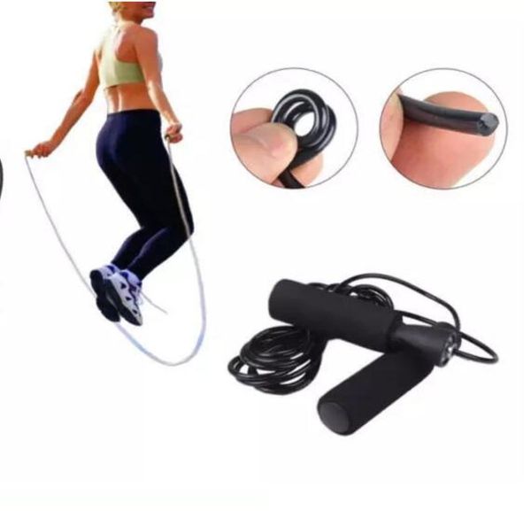 adjustable jump rope bearing speed skipping aerobic exercise boxing fitness ropes black foam handle in stock2725390
adjustable jump rope bearing speed skipping aerobic exercise boxing fitness ropes black foam handle in stock2725390