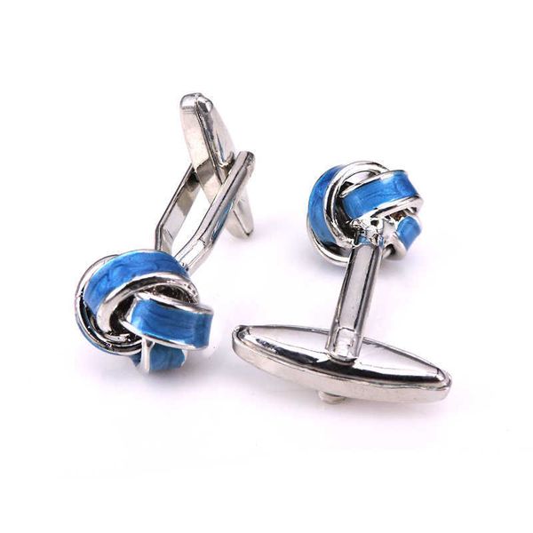 cuff links c-man jewelry shirt men's brand blue knot cufflinks abotoaduras g220525, Silver
cuff links c-man jewelry shirt men's brand blue knot cufflinks abotoaduras g220525, Silver