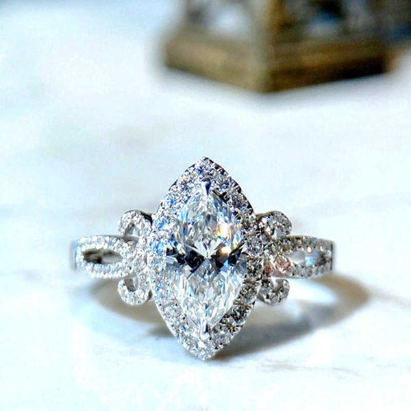 band rings huitan delicate marquise cz shaped women rings chic wedding party finger ring low-key elegant female accessories fashion jewelry, Silver
band rings huitan delicate marquise cz shaped women rings chic wedding party finger ring low-key elegant female accessories fashion jewelry, Silver