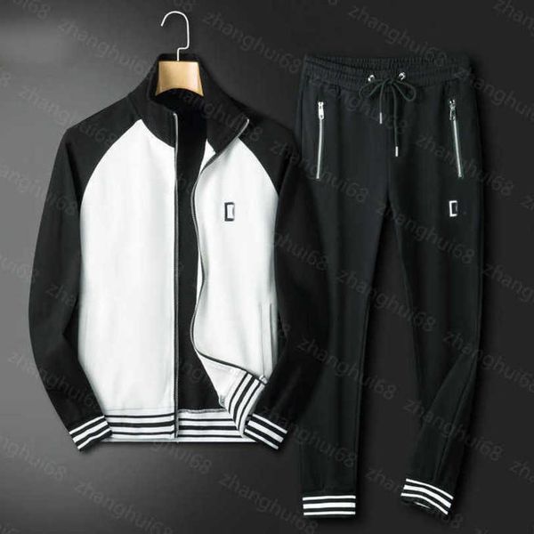 23ss mens designer tracksuit mens tracksuit color matching stand collar embroidered zipper jacket elastic waist drawstring trousers set men, Gray
23ss mens designer tracksuit mens tracksuit color matching stand collar embroidered zipper jacket elastic waist drawstring trousers set men, Gray