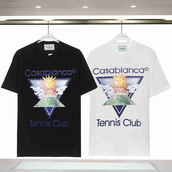 women's t-shirt casabalca t shirt men women designer t shirts casa new style tenins club tees breathable casual short sleeve us size s-, White
women's t-shirt casabalca t shirt men women designer t shirts casa new style tenins club tees breathable casual short sleeve us size s-, White
