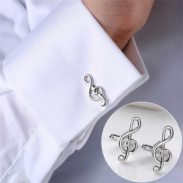 cuff links one fashionable men's silver plated musical notation shirt men's jewelry cuff link gift business wedding button gift g2
cuff links one fashionable men's silver plated musical notation shirt men's jewelry cuff link gift business wedding button gift g2