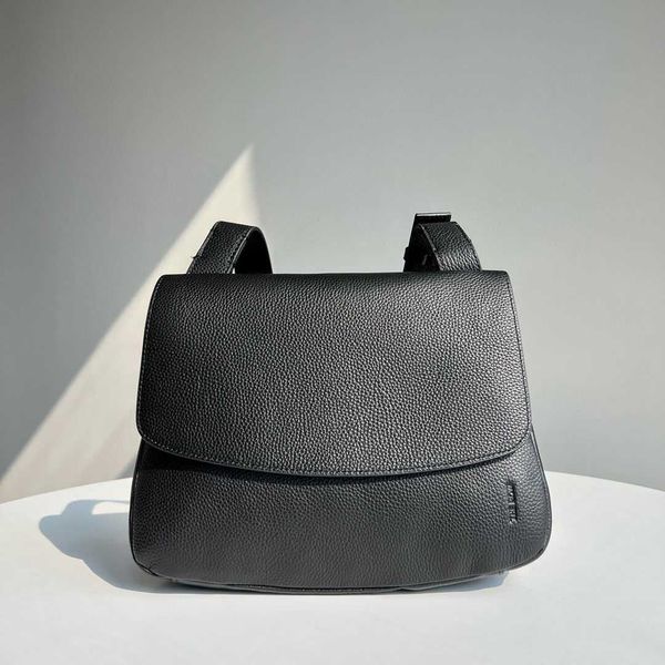 the row bag mail bag flip messenger bag cowhide shoulder crossbody bag