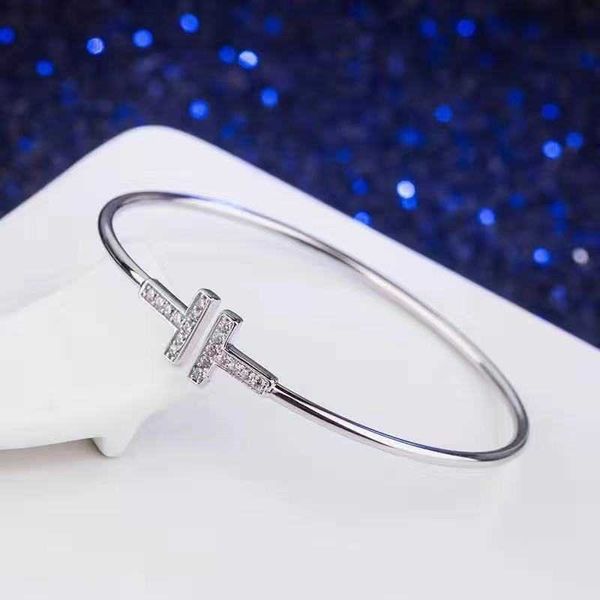 factory designer t bangle t home double t open bracelet s925 sterling silver rose gold diamond set bracelet fashion versatile gift z3uw, Black
factory designer t bangle t home double t open bracelet s925 sterling silver rose gold diamond set bracelet fashion versatile gift z3uw, Black