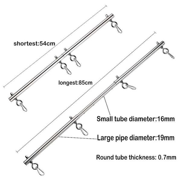 bondage kit stainless steel extendable spreader bar slave handcuffs ankle cuffs fetish restraints set toys for couples sexe
bondage kit stainless steel extendable spreader bar slave handcuffs ankle cuffs fetish restraints set toys for couples sexe