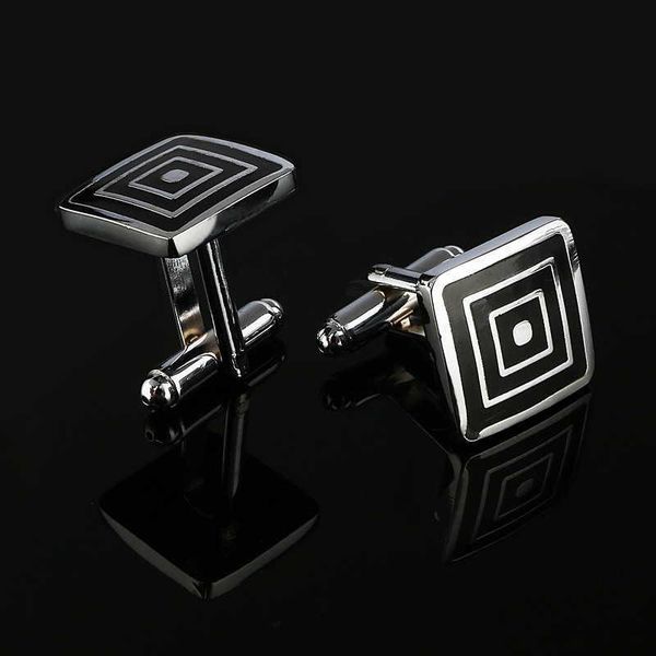 cuff links new simple style black rectangular shirt button men's silver plated cufflinks g220525
cuff links new simple style black rectangular shirt button men's silver plated cufflinks g220525