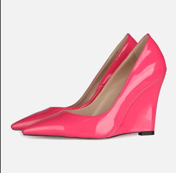 candy color wedge shoes women fashion slip on spring patent leather lady mary jane shoes, Black
candy color wedge shoes women fashion slip on spring patent leather lady mary jane shoes, Black