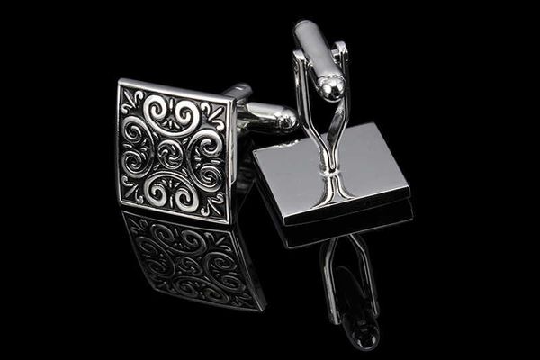 cuff links luxury square retro pattern shirt men's brand cufflinks silver abotoadura jewelry g220525
cuff links luxury square retro pattern shirt men's brand cufflinks silver abotoadura jewelry g220525