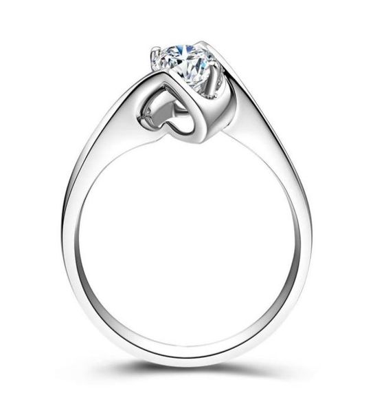 cluster rings 14k au585 white gold ring women wedding anniversary engagement party heart 2 claw round moissanite diamond elegant t7933273, Golden;silver
cluster rings 14k au585 white gold ring women wedding anniversary engagement party heart 2 claw round moissanite diamond elegant t7933273, Golden;silver