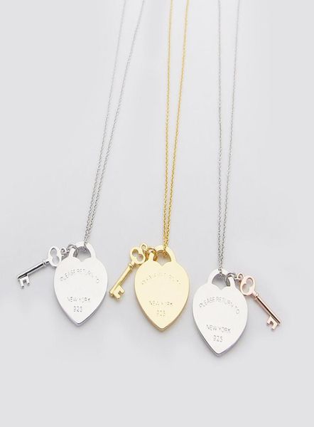 womens love heart pendant necklaces designer jewelry key necklaces for women goldsilverrose with full package of brand as weddin9899444, Silver
womens love heart pendant necklaces designer jewelry key necklaces for women goldsilverrose with full package of brand as weddin9899444, Silver