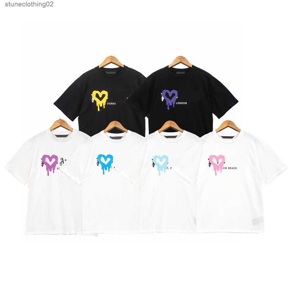 23ss mens t shirt city limited letters black purple white pink yellow red women with the same casual all-match loose t-shirt trend s-xl, White;black
23ss mens t shirt city limited letters black purple white pink yellow red women with the same casual all-match loose t-shirt trend s-xl, White;black
