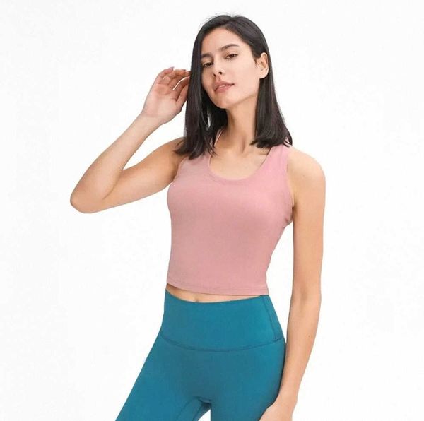 new women tank lululemens camis short solid color yoga vest y shaped back moisture absorption sweat wicking gym sport running fitness, Black
new women tank lululemens camis short solid color yoga vest y shaped back moisture absorption sweat wicking gym sport running fitness, Black