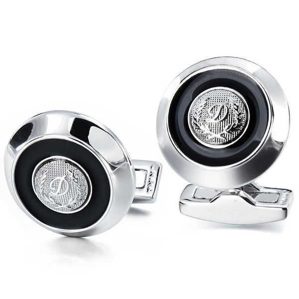 cuff links 12mm initial alphabet letter fashion round men's cufflinks with black enamel button shirt jewelry g220525, Silver
cuff links 12mm initial alphabet letter fashion round men's cufflinks with black enamel button shirt jewelry g220525, Silver