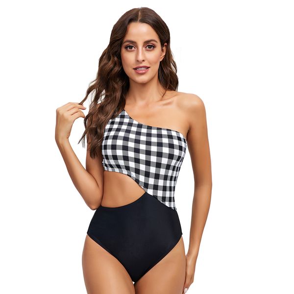 woman swimsuit cut out one piece swimsuit halter high waist beachwear monokini push up swimsuit one piece swimwear women 2023, White;black
woman swimsuit cut out one piece swimsuit halter high waist beachwear monokini push up swimsuit one piece swimwear women 2023, White;black