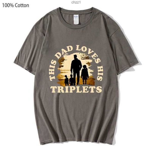 men's t shirts this dad loves his triplets t-shirts for clothing cotton summer clothes soft casual o-neck tees short sleeve y2k 22i6e2i, White;black
men's t shirts this dad loves his triplets t-shirts for clothing cotton summer clothes soft casual o-neck tees short sleeve y2k 22i6e2i, White;black