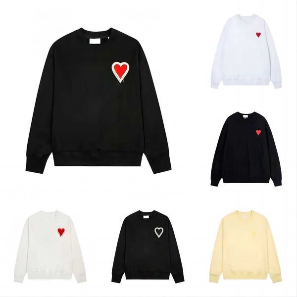 hoodie male and female designers amis paris hooded highs quality sweater embroidered red love 2023ss spring round neck jumper couple sweatsh, Black
hoodie male and female designers amis paris hooded highs quality sweater embroidered red love 2023ss spring round neck jumper couple sweatsh, Black