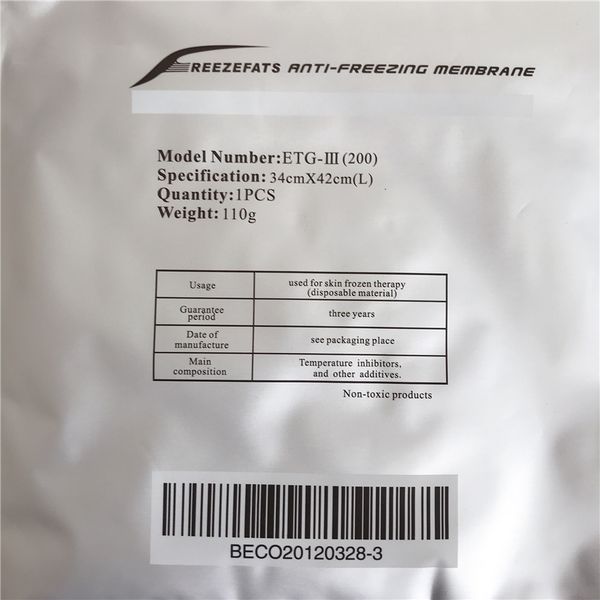 cryolipolysis accessories antie membrane antiing pads etg for fat ing machine 60g 70g 110g
cryolipolysis accessories antie membrane antiing pads etg for fat ing machine 60g 70g 110g