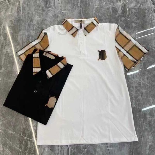 designer bby mens polo shirts luxury sweatshirt burb men women short sleeved tee t shirt plaid stitching cotton t-shirt fashion loose pullov, White;black
designer bby mens polo shirts luxury sweatshirt burb men women short sleeved tee t shirt plaid stitching cotton t-shirt fashion loose pullov, White;black