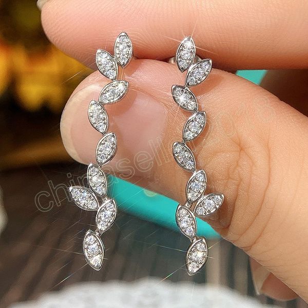 fashion zirconia leaf long dangle earrings for elegant women silver leaves drop earring bridal wedding jewelry gifts
fashion zirconia leaf long dangle earrings for elegant women silver leaves drop earring bridal wedding jewelry gifts