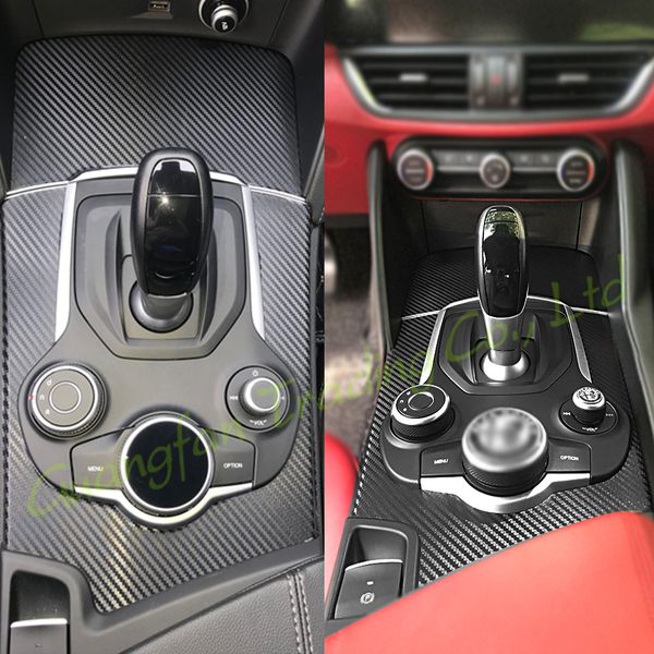 car-styling 3d/5d carbon fiber car interior center console color change molding sticker decals for alfa romeo giulia stelvio
car-styling 3d/5d carbon fiber car interior center console color change molding sticker decals for alfa romeo giulia stelvio