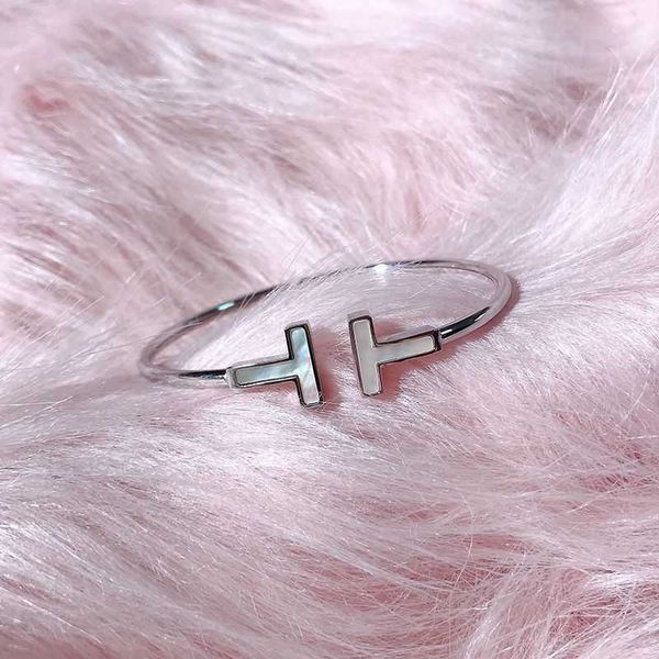 factory designer t bangle t home tlffant open bracelet sterling silver 18k rose gold colorless diamond set t home double t fritillaria brace, Black
factory designer t bangle t home tlffant open bracelet sterling silver 18k rose gold colorless diamond set t home double t fritillaria brace, Black