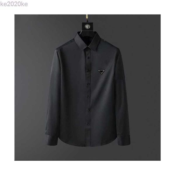 fashion designers mens casual shirts quality business tees classic long sleeve shirt solid color letter badge spring autumn decoration blous, White;black
fashion designers mens casual shirts quality business tees classic long sleeve shirt solid color letter badge spring autumn decoration blous, White;black