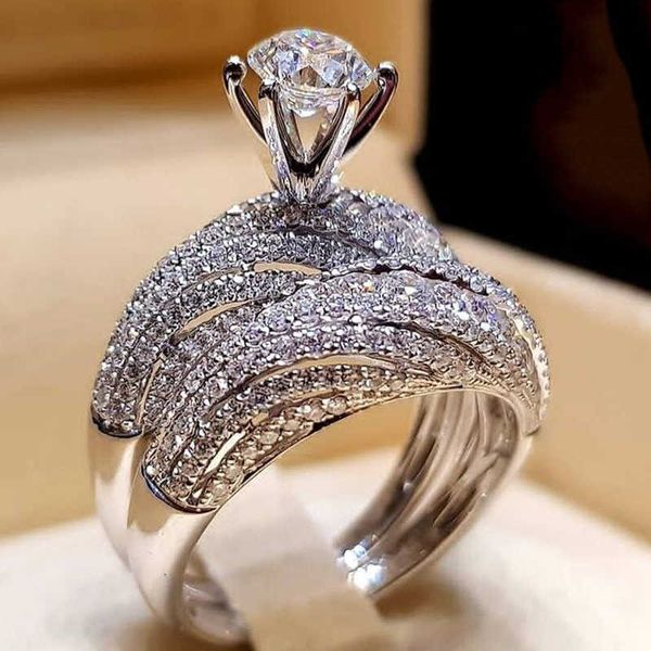 band rings huitan micro paved cz set rings for women 2023 new modern accessories 2pcs double stackable set rings wedding jewelry wholesale a, Silver
band rings huitan micro paved cz set rings for women 2023 new modern accessories 2pcs double stackable set rings wedding jewelry wholesale a, Silver