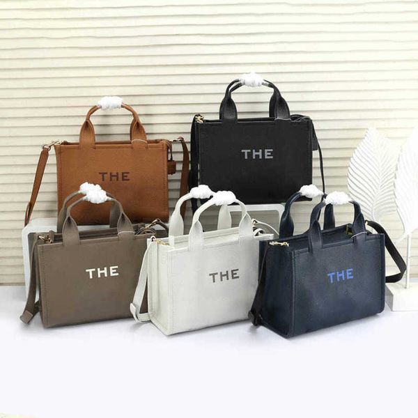 the leather tote bag marc womens handbag branding totes bags designer handbags women shoulder crossbody colorblock large purses 230314
the leather tote bag marc womens handbag branding totes bags designer handbags women shoulder crossbody colorblock large purses 230314