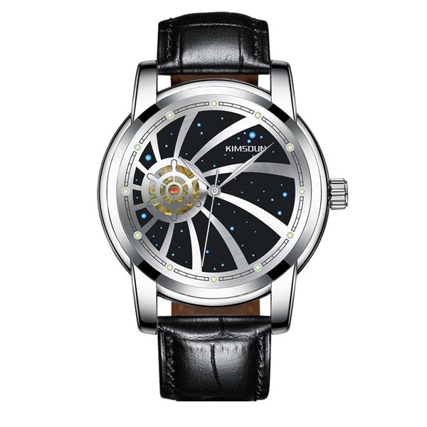 watches dynamic starry sky dial tuo movement transparent mechanical automatic mens watch men's wristwatches, Slivery;black
watches dynamic starry sky dial tuo movement transparent mechanical automatic mens watch men's wristwatches, Slivery;black
