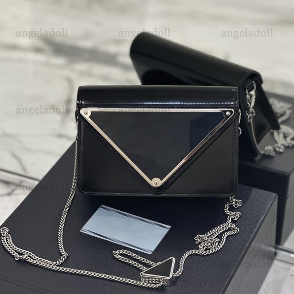 10a mirror quality designers big triangle logo flap bags mini 17cm womens handbag shiny real leather black purse crossbody shoulder chain ba
10a mirror quality designers big triangle logo flap bags mini 17cm womens handbag shiny real leather black purse crossbody shoulder chain ba
