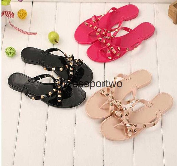 new summer women flip flops slippers flat sandals bow rivet fashion pvc crystal beach shoes dh52, Black
new summer women flip flops slippers flat sandals bow rivet fashion pvc crystal beach shoes dh52, Black