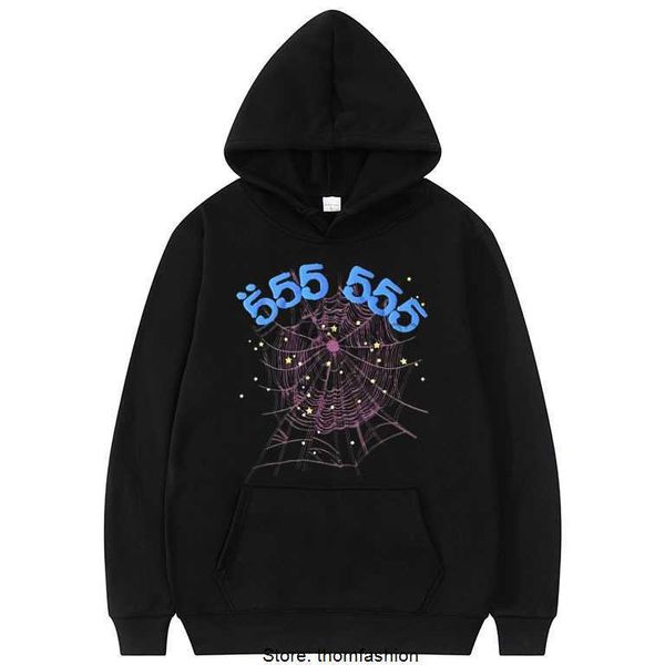 fashion creativity sp5der 555555 angel number hoodie men women spider web pattern sweatshirt loose clothing, Black
fashion creativity sp5der 555555 angel number hoodie men women spider web pattern sweatshirt loose clothing, Black
