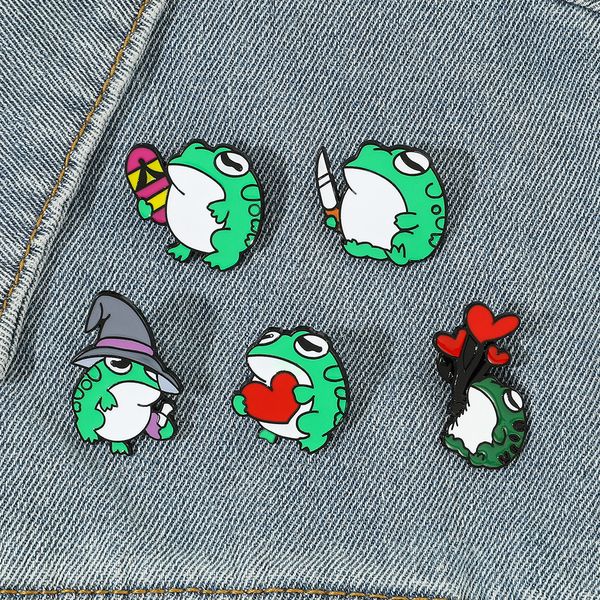 frog brooch cute anime movies games hard enamel pins collect metal cartoon brooch backpack hat bag collar lapel badges, Blue
frog brooch cute anime movies games hard enamel pins collect metal cartoon brooch backpack hat bag collar lapel badges, Blue