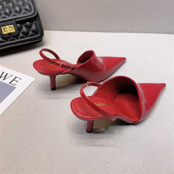 nxy summer high heels slipper fashion dress party women pumps 2023 spring new close toe stiletto thin narrow band sandals 230511, Black
nxy summer high heels slipper fashion dress party women pumps 2023 spring new close toe stiletto thin narrow band sandals 230511, Black
