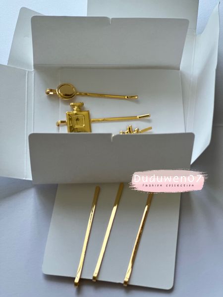 

party gift 3 clips one set bottle letter classical c gift fashion bobby pin duduwenvip