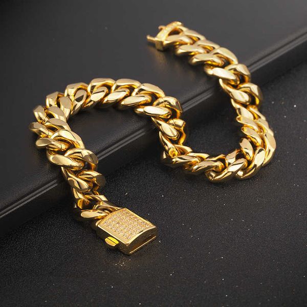 wind hiphop stainless steel diamond inlaid chain hip hop men's titanium steel bracelet cuban chain fashion full diamond, Golden;silver
wind hiphop stainless steel diamond inlaid chain hip hop men's titanium steel bracelet cuban chain fashion full diamond, Golden;silver