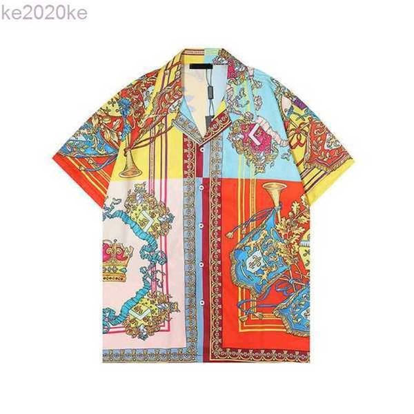 22ss designer shirt mens button up print bowling shirt hawaii floral casual shirts men slim fit short sleeve dress hawaiian t-shirt c0oi ube, White;black
22ss designer shirt mens button up print bowling shirt hawaii floral casual shirts men slim fit short sleeve dress hawaiian t-shirt c0oi ube, White;black