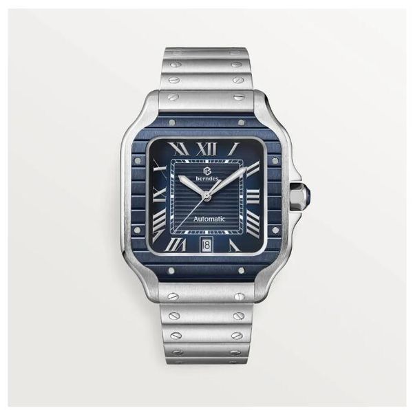 luxury new business men's automatic mechanical wristwatch r makes stainless steel scratch resistant wear a variety of colors, Slivery;brown
luxury new business men's automatic mechanical wristwatch r makes stainless steel scratch resistant wear a variety of colors, Slivery;brown