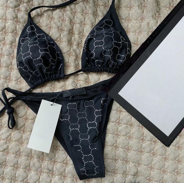 designer bikinis woman two-piece bikini with letter swimsuits crystal summer swimwear beach luxury bathing suits three-point gg'g swims, White;black
designer bikinis woman two-piece bikini with letter swimsuits crystal summer swimwear beach luxury bathing suits three-point gg'g swims, White;black