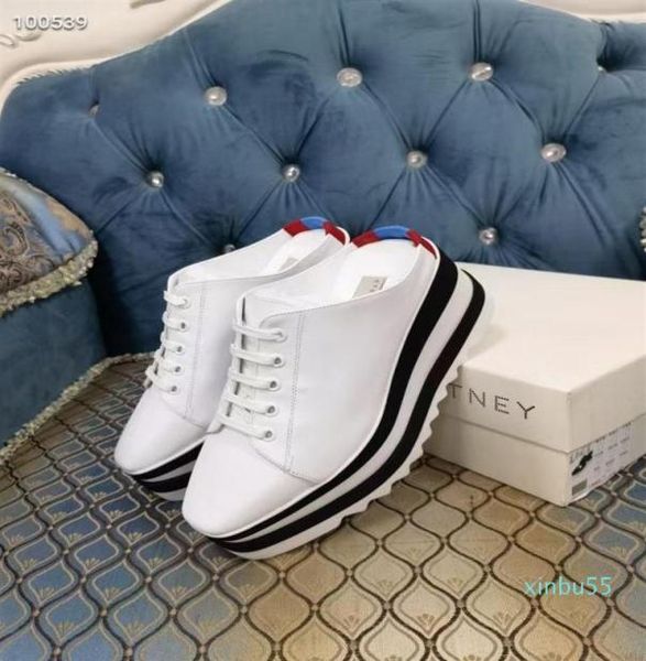 white leather women slipon sandals stella mccartney stripe wedge lady platform shoes8728088, Black
white leather women slipon sandals stella mccartney stripe wedge lady platform shoes8728088, Black