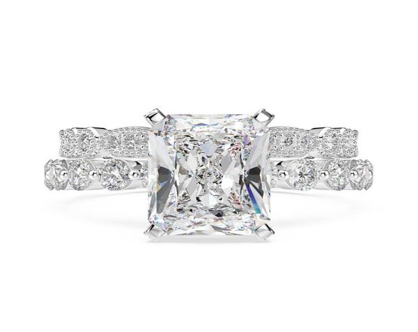 affordable emerald cut white sapphire halo engagement ring band set bridal ring sets white gold or silver3239485, Silver
affordable emerald cut white sapphire halo engagement ring band set bridal ring sets white gold or silver3239485, Silver