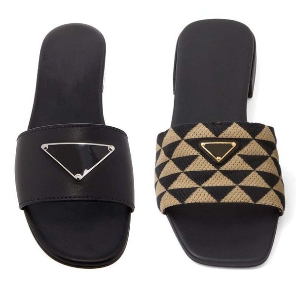 designer slides women leather embroidered fabric slippers metallic slide sandals luxury letter sandal triangle chunky heels fashion summer b, Black
designer slides women leather embroidered fabric slippers metallic slide sandals luxury letter sandal triangle chunky heels fashion summer b, Black