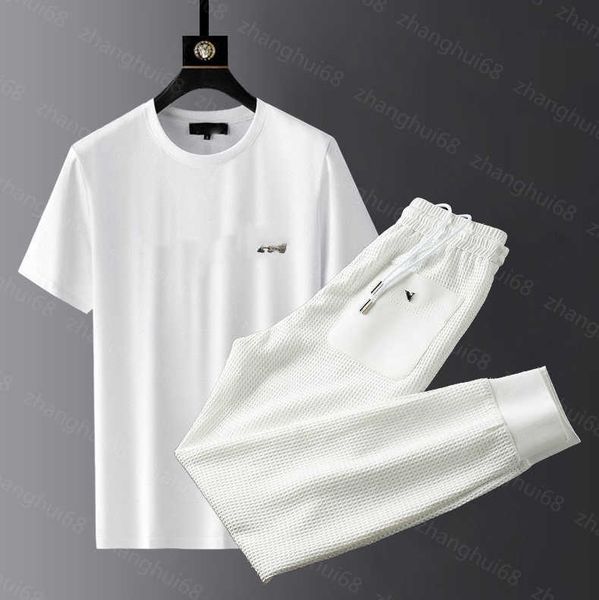 23ss mens designer tracksuit mens tracksuit round neck pure cotton printing short sleeve t-shirt solid color elastic waist drawstring pants, Gray
23ss mens designer tracksuit mens tracksuit round neck pure cotton printing short sleeve t-shirt solid color elastic waist drawstring pants, Gray