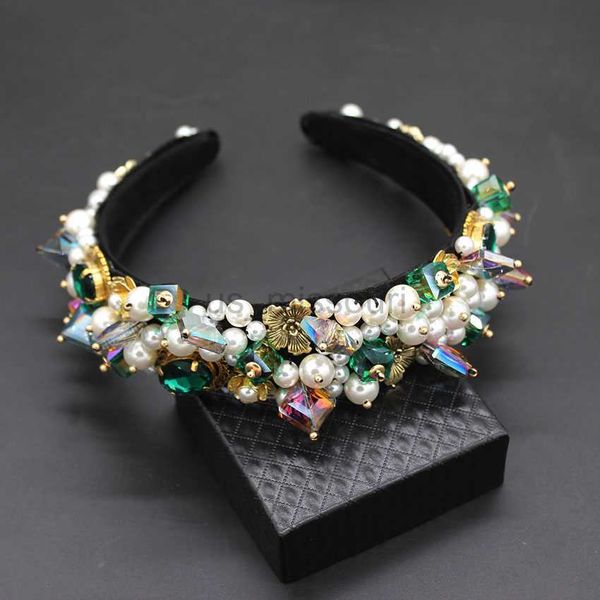other fashion accessories personality street style headband baroque exaggerated crystal pearls with headband catwalk dance multicolor headba, Silver
other fashion accessories personality street style headband baroque exaggerated crystal pearls with headband catwalk dance multicolor headba, Silver