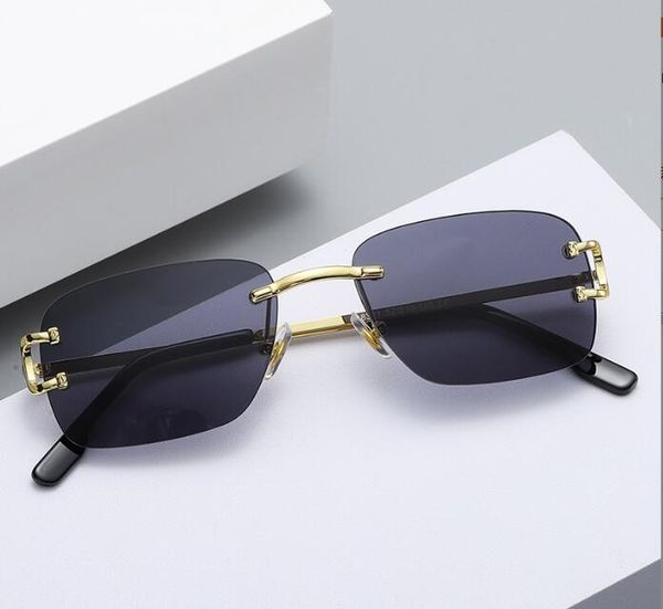 new metal frame superclear women's sunglass rectangle glasses personality men's sunglasses beach travel discoloration shades eyewe, White;black
new metal frame superclear women's sunglass rectangle glasses personality men's sunglasses beach travel discoloration shades eyewe, White;black