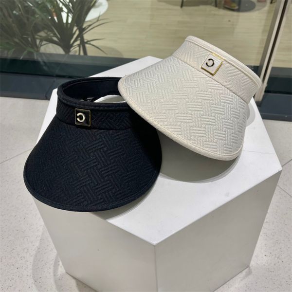 luxury designer sun visor hat for women's new minimalist classic less hat with high-quality neutral sun protection available in two col, Black;white
luxury designer sun visor hat for women's new minimalist classic less hat with high-quality neutral sun protection available in two col, Black;white