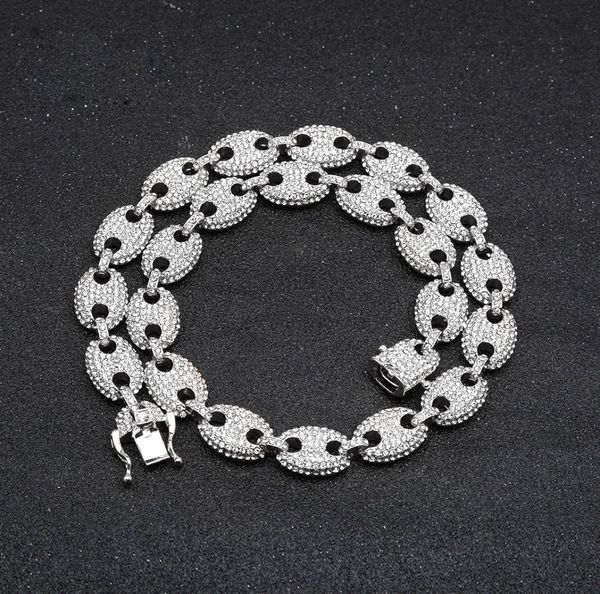2019 new hip hop men039s necklace fashion coffee beans full of pig nose alloy necklace jewelry4191734, Black
2019 new hip hop men039s necklace fashion coffee beans full of pig nose alloy necklace jewelry4191734, Black