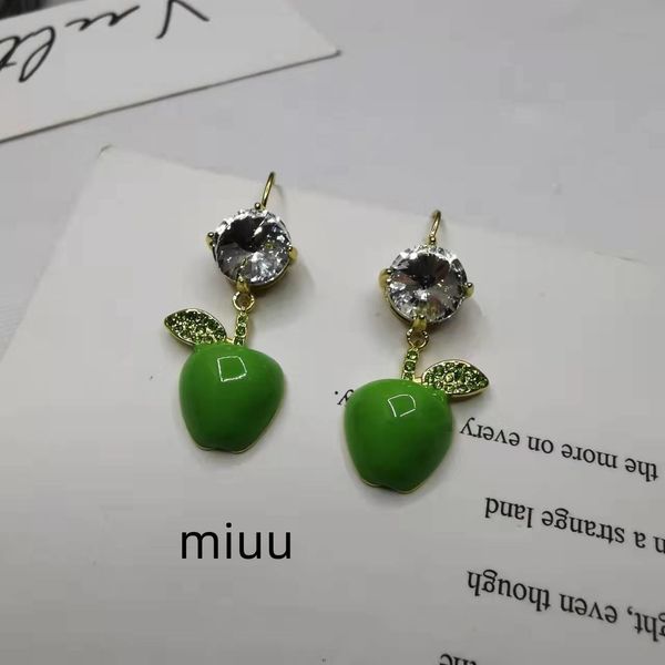 designer jewelry green apple earrings imitation crystal full rhinestone ear hooks high grade sweet temperament cyan fruit designer earring, Golden
designer jewelry green apple earrings imitation crystal full rhinestone ear hooks high grade sweet temperament cyan fruit designer earring, Golden